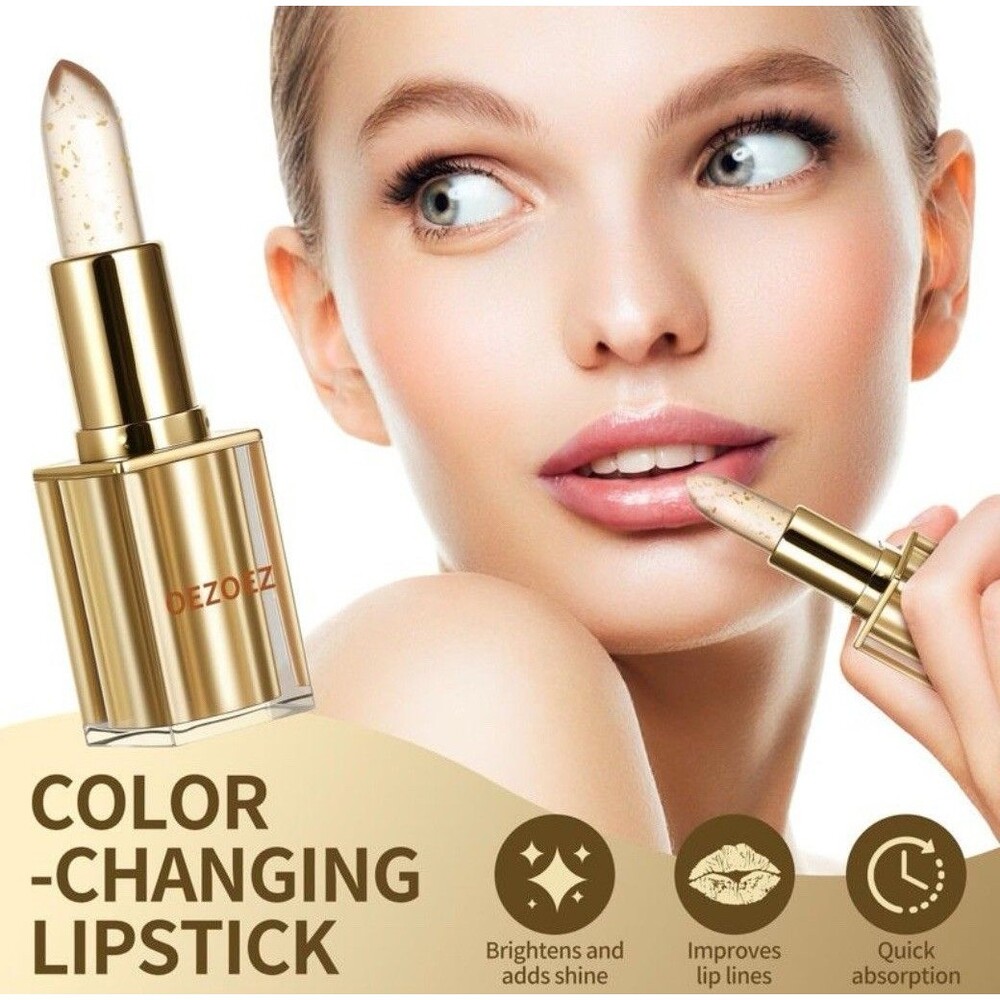Color Changing Lipstick, Gold Crystal pH Color-Changing Lipstick .13 oz